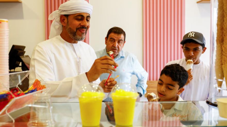 Popular Gaza ice cream parlour stirs nostalgia with first UAE branch