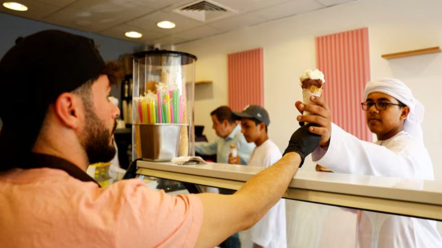 Popular Gaza ice cream parlour stirs nostalgia with first UAE branch