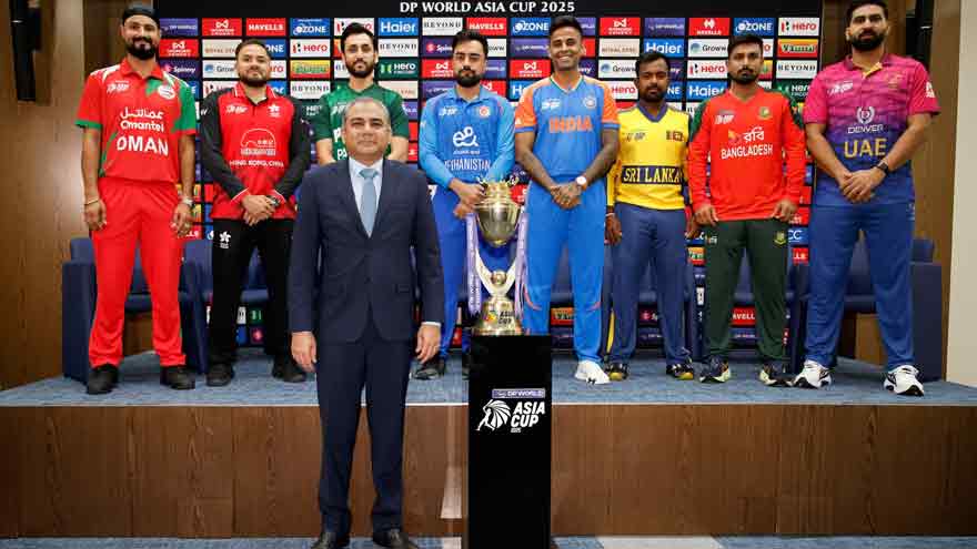 'We're ready to take on challenges,' says Agha as Asia Cup 2025 trophy unveiled