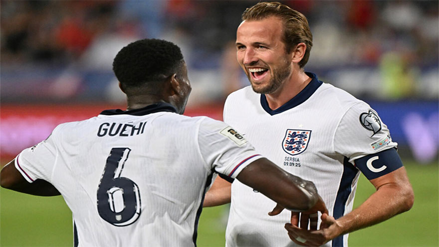 England thrash Serbia, Haaland stars in World Cup qualifying