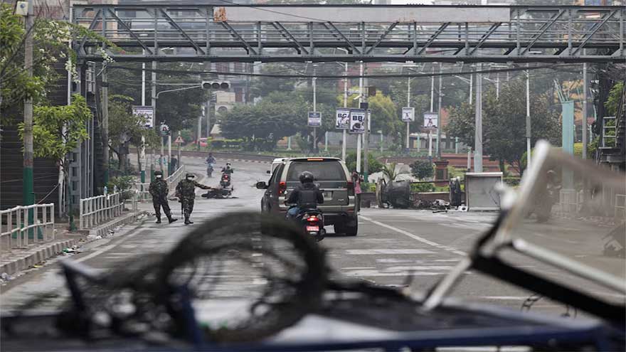 Soldiers patrol Nepal's capital after two days of deadly protests