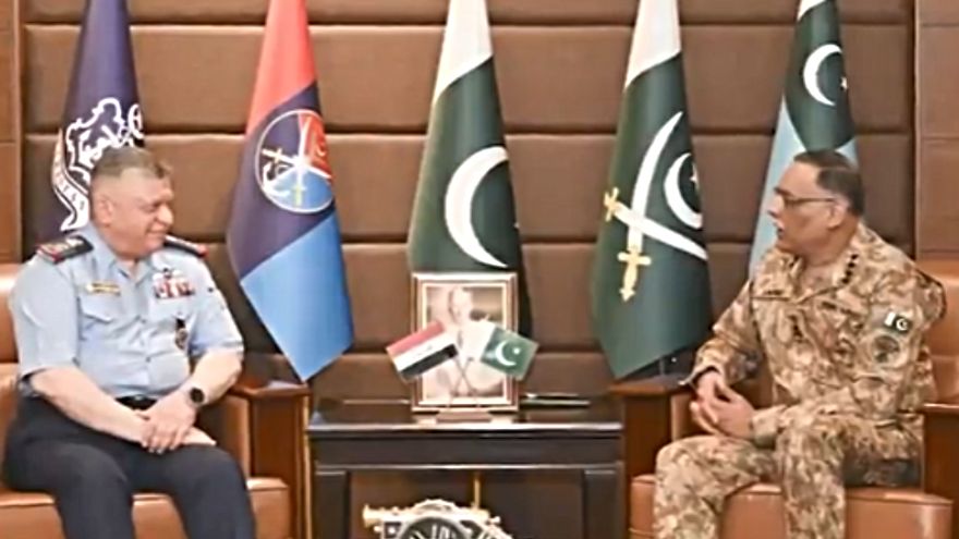 Iraqi air force chief meets Pakistan's CJCSC in Rawalpindi