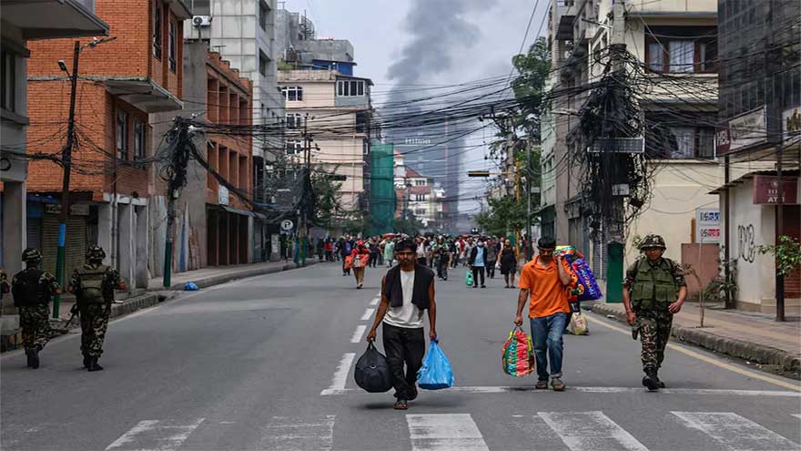 Nepal's young protesters, army in talks to decide interim leader