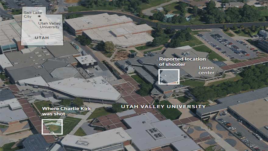 Investigators in Charlie Kirk killing find weapon, release images of person of interest