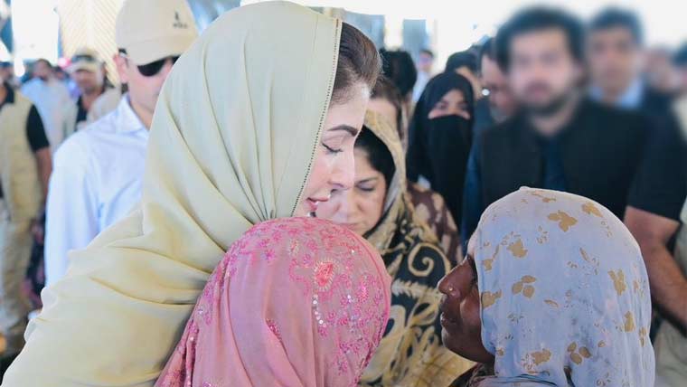 آپ نے فکر نہیں کرنی، جو نقصان ہوا، پانی اتر جائے تو پورا کریں گے: مریم نواز