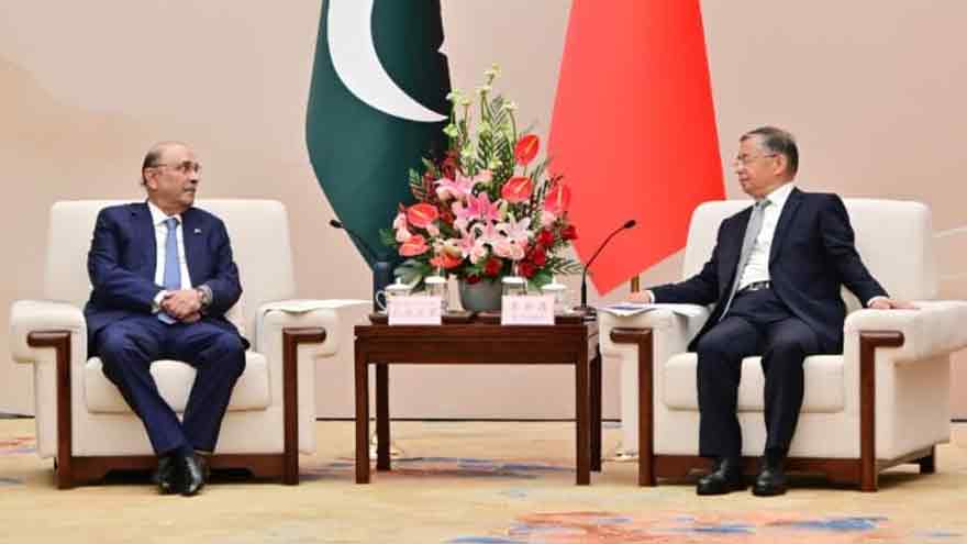President Zardari calls for expanding Pak-China cooperation in various fields