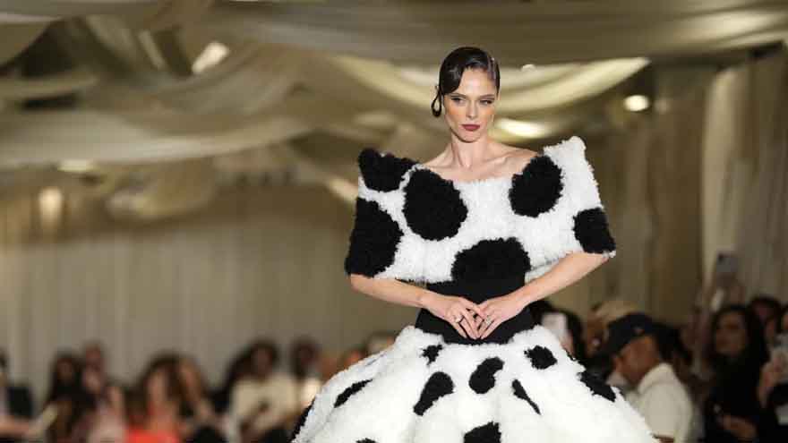 Christian Siriano transports New York Fashion Week attendees to the silver screen