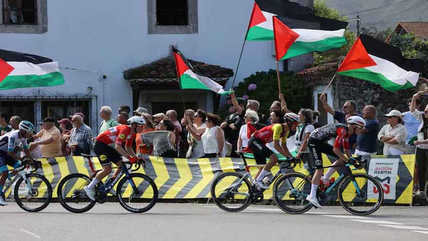 Spain's PM praises pro-Palestinian protesters as Vuelta race nears end