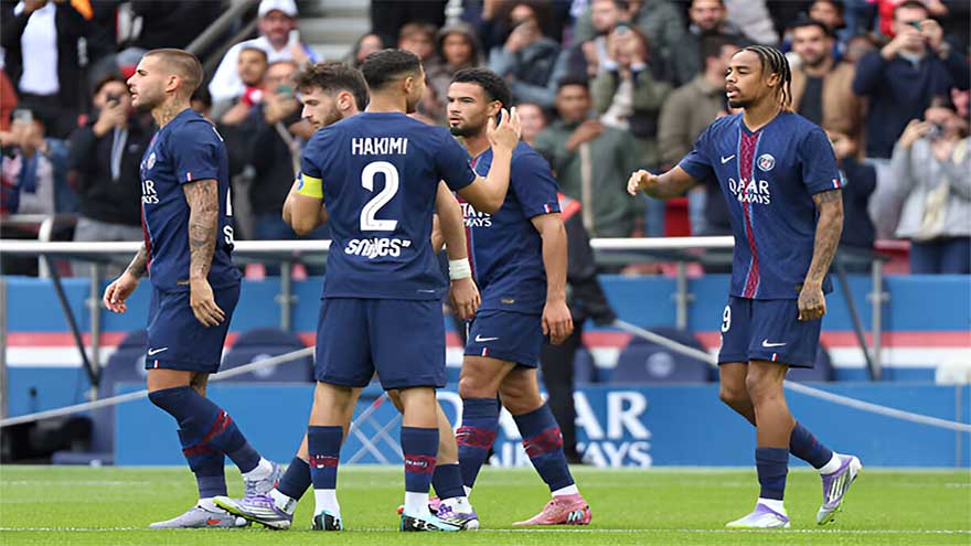PSG maintain perfect start to Ligue 1, Ethan Mbappe strikes late for Lille