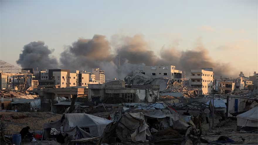 Israel intensifies Gaza City bombing as Rubio arrives, destroys 30 residential buildings
