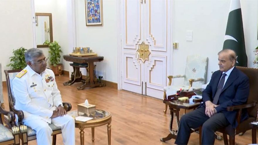 PM Shehbaz hails Pakistan Navy's role in protecting maritime frontiers