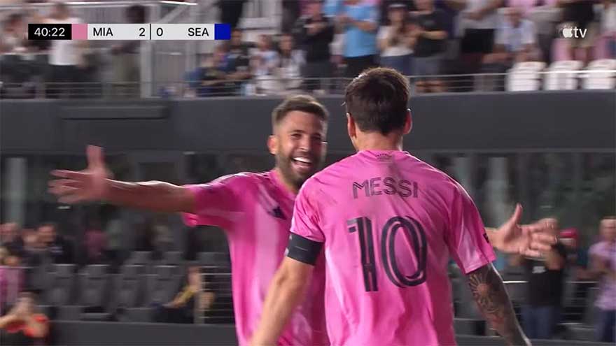 Messi and Alba shine as Inter Miami defeat Sounders