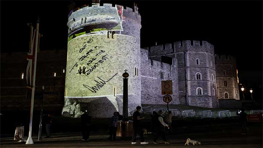 Four arrested after Trump, Epstein images projected onto Britain's Windsor Castle