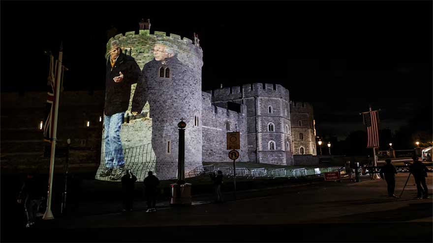 Four arrested after Trump, Epstein images projected onto Britain's Windsor Castle