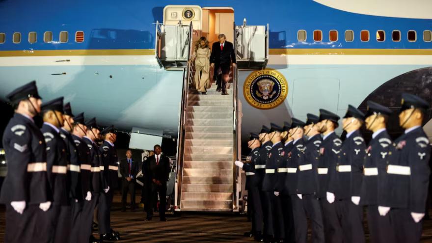 Trump begins historic state visit to UK amid pomp and protests