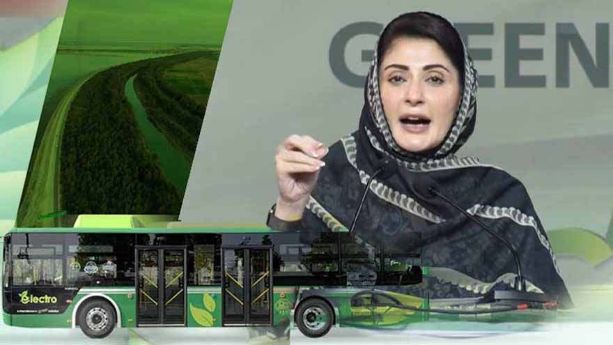 CM Maryam launches electric bus service in Wazirabad