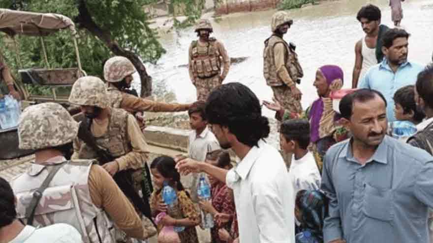 Army relief operations continue in flood-affected areas