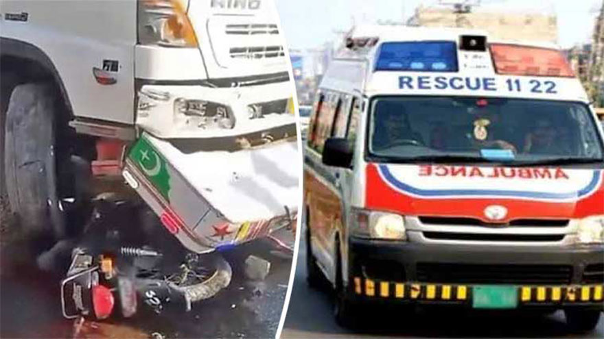 Two youngsters die in truck, motorcycle collision in Abdul Hakim