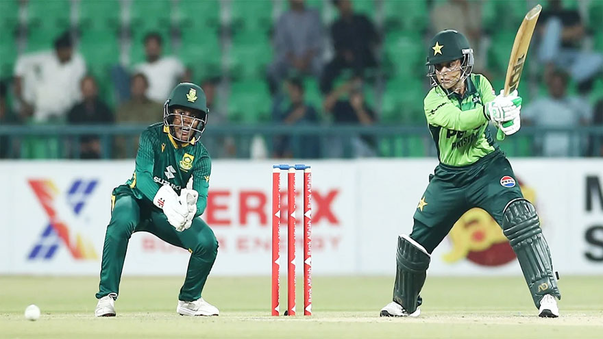 Sidra Amin's century in vain as South Africa clinch ODI series