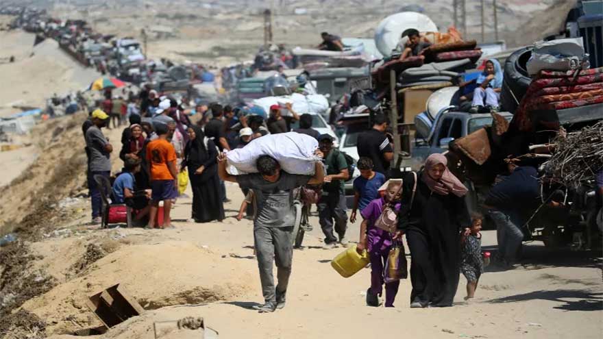 Israel strikes Gaza City with 'unprecedented force', tens of thousands flee