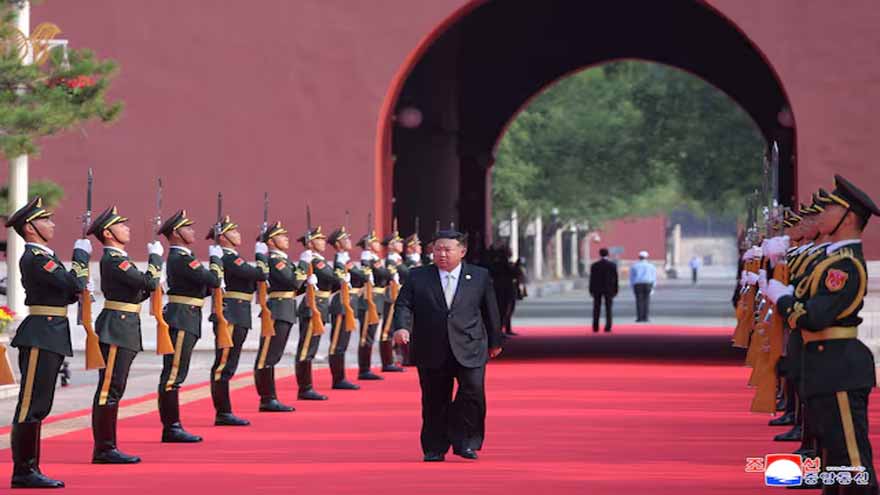 North Korea's Kim says he is open to talks if US drops denuclearisation demand