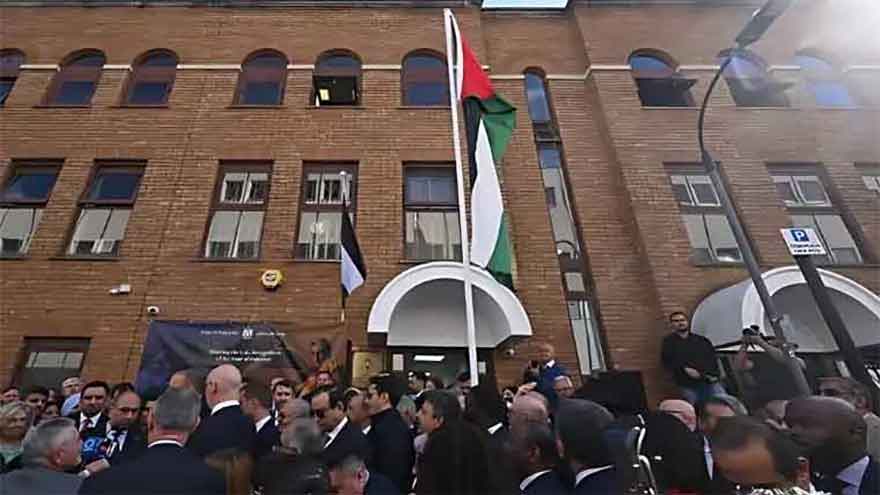 Palestinian mission in London upgraded to embassy