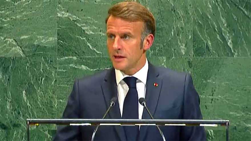 France recognises state of Palestinian at UN summit