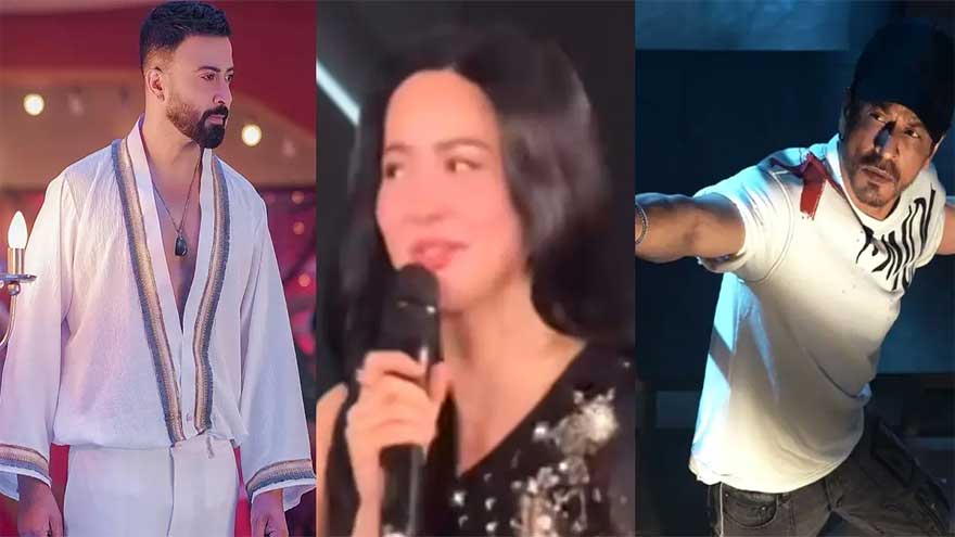 Internet divided over Hania Aamir's choice between Shakib Khan and Shah Rukh