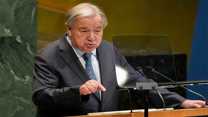 UN chief warns world leaders of 'an age of reckless disruption and relentless human suffering'