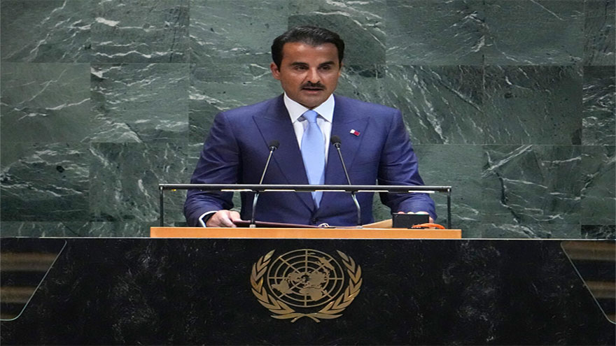 Qatar's ruler says to keep efforts to broker Gaza truce despite strike