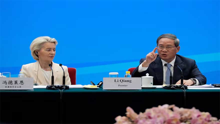 China premier, EU chief stress cooperation as Trump tariffs bite