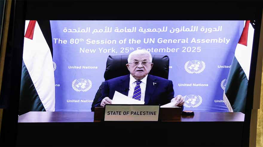 Palestinian leader pledges to work with Trump, others on UN-backed Gaza plan
