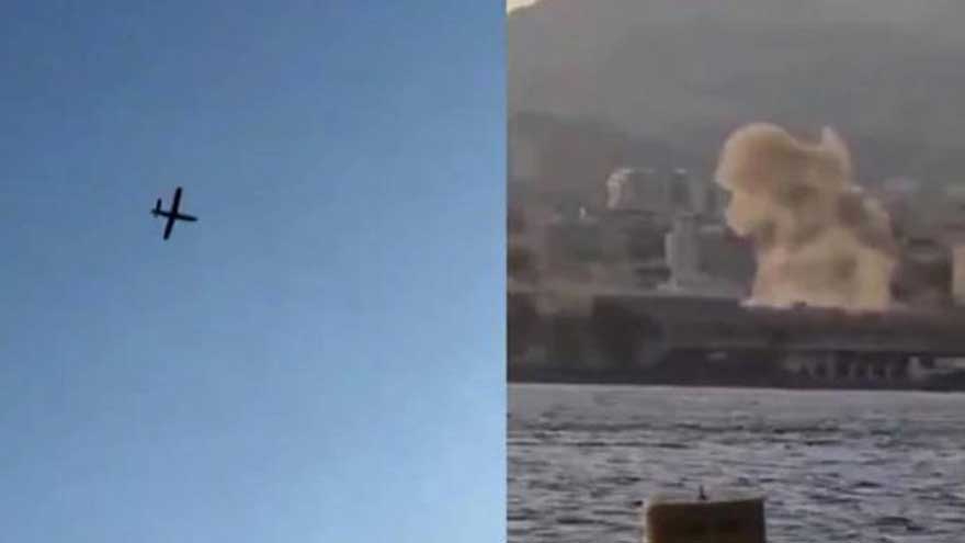 Drone strike hits ship near Yemen; 27 Pakistanis at risk