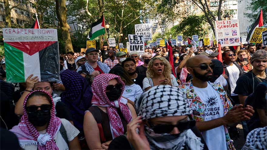 Netanyahu visit sparks New York City protests
