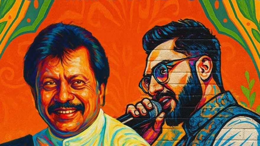 Attaullah Esakhelvi's legacy shines in son's 'Thewa' remake promo