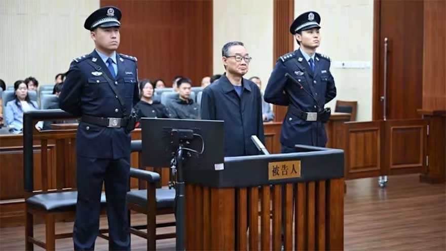 China's former agriculture minister Tang Renjian sentenced to death with reprieve for bribery