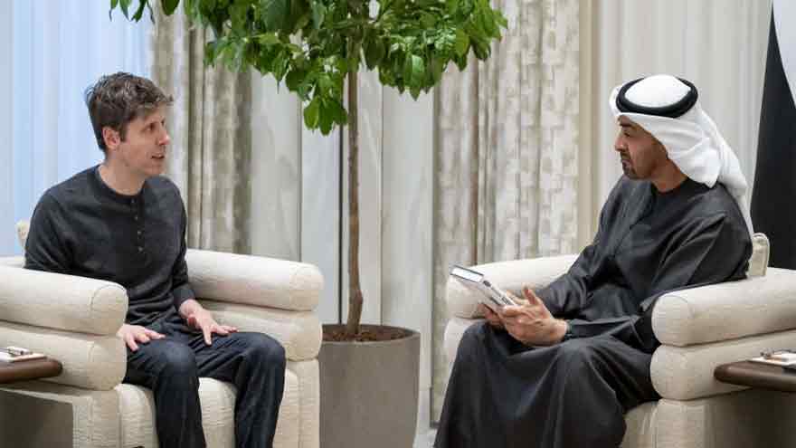 UAE president meets OpenAI CEO to discuss AI collaboration