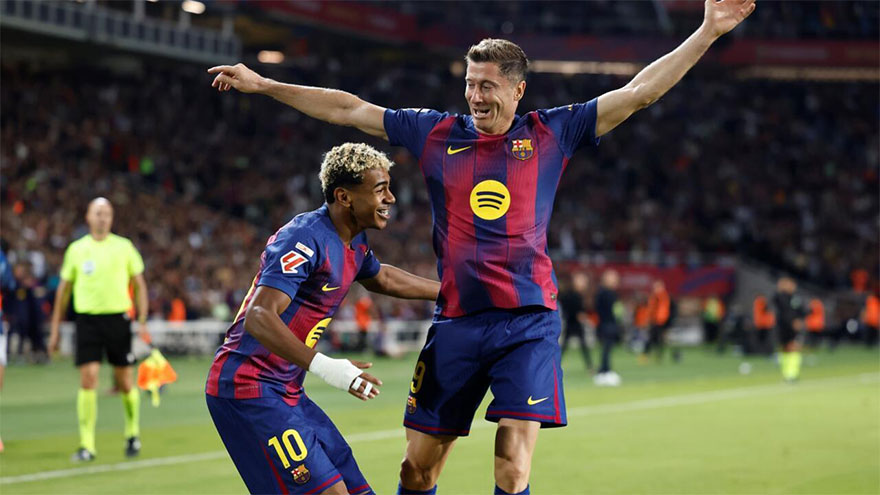 Barca beat Real Sociedad to top Liga as Yamal returns