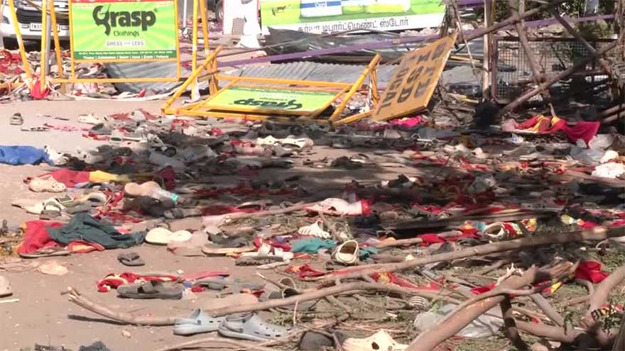 Indian actor-politician's late arrival led to deadly stampede, some residents say