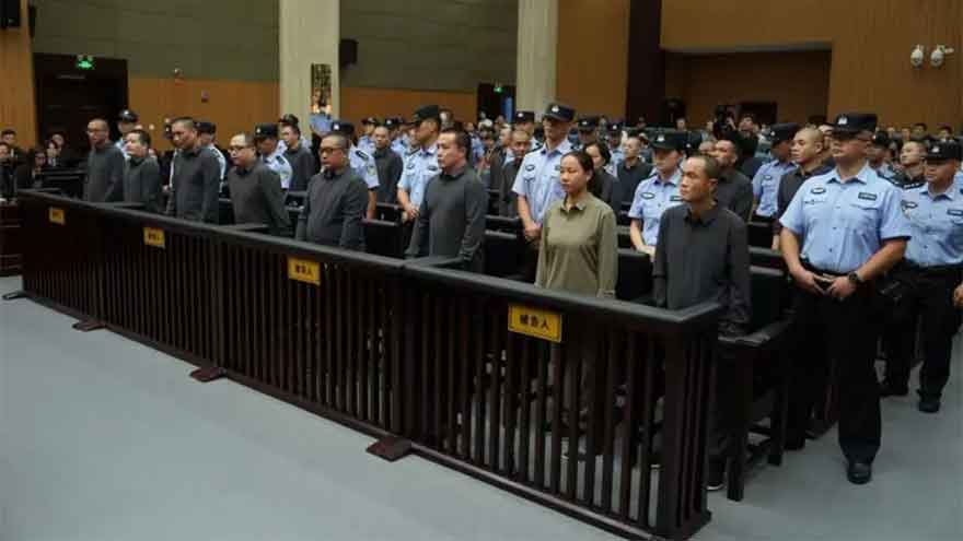 China court sentences 11 members of Myanmar-based crime syndicate to death