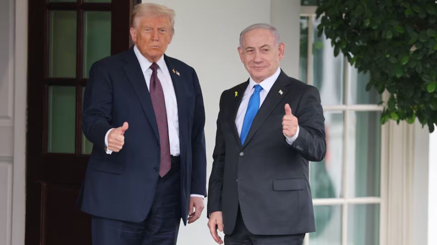 Trump meets Netanyahu for pivotal talks on Gaza peace proposal