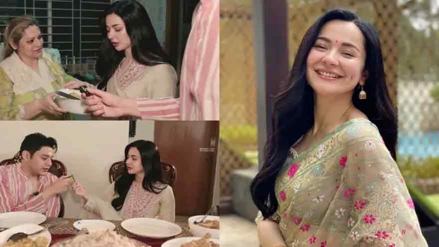 Hania Aamir's video savouring local cuisine at Bangladeshi YouTuber's home goes viral