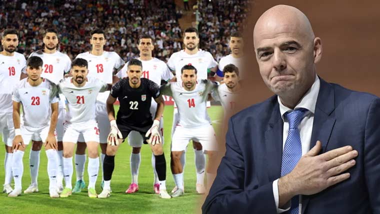 ایرانی فٹبال ٹیم اپنے گروپ میچز شیڈول کے مطابق امریکا میں کھیلے گی، فیفا صدر