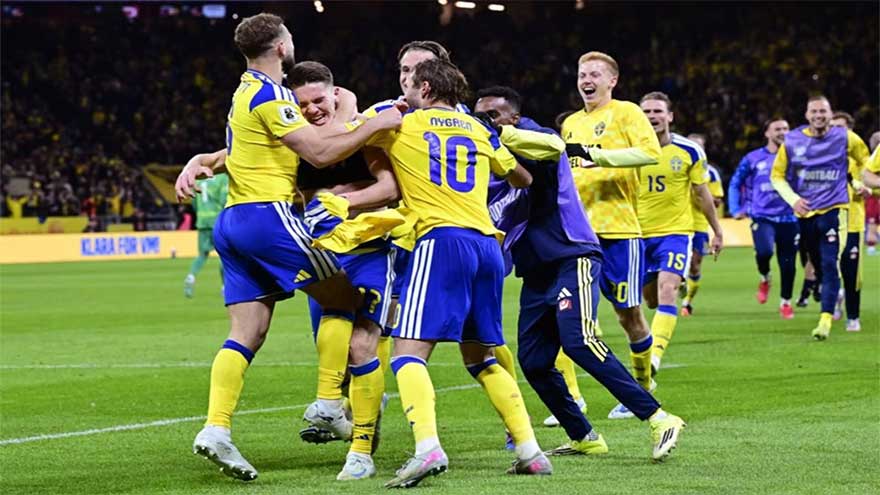 Gyokeres sends Sweden to World Cup with dramatic winner against Poland