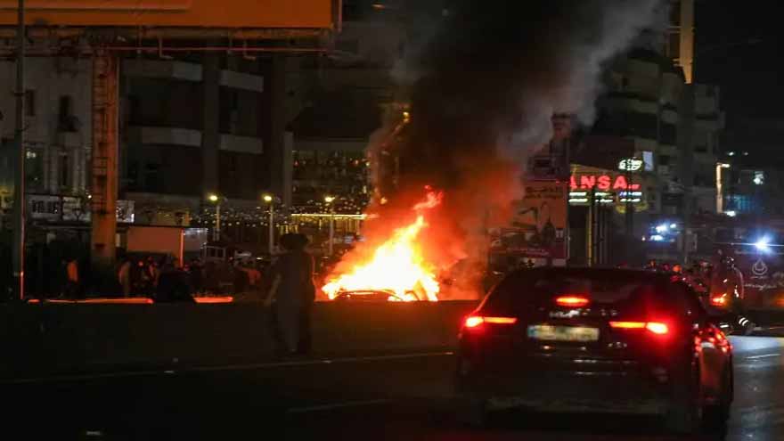 Kuwait says Iran drone attack sets airport fuel tanks ablaze, no casualties