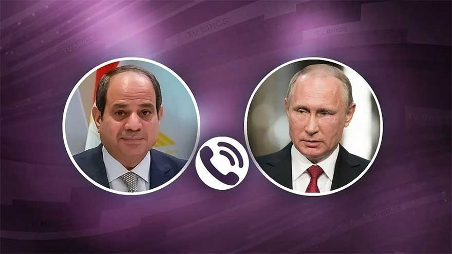 Putin, Sisi review regional situation in phone call