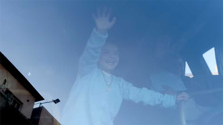 Babies evacuated from Gaza two years ago returned to their overjoyed parents