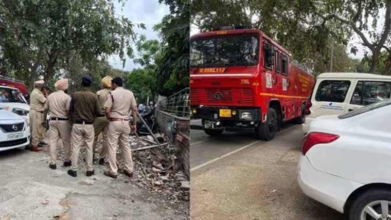 بھارتی پنجاب کے شہر چنڈی گڑھ میں دھماکے کی اطلاع