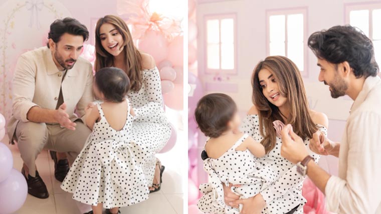 علی انصاری کی بیٹی کی پہلی سالگرہ، تصاویر سوشل میڈیا پر وائرل