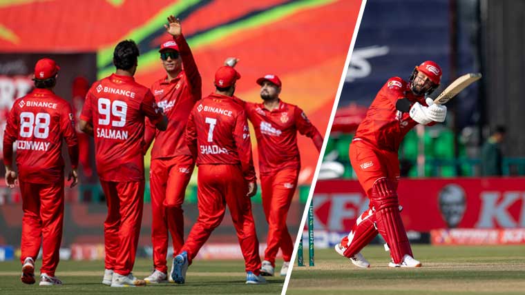 پی ایس ایل 11:اسلام آباد یونائیٹڈ نے گلیڈی ایٹرز کو ہرا کر جیت کا مزہ چکھ لیا